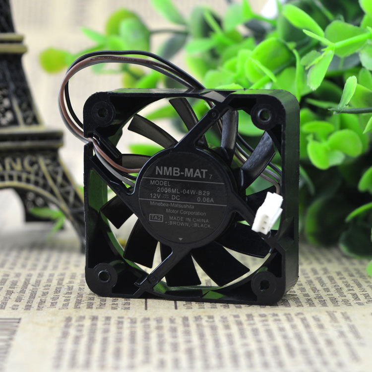 NMB 06ML-04W-B29 5015 12V 0.06A 5CM 5CM مروحة تبريد جهاز عرض 3 أسلاك
