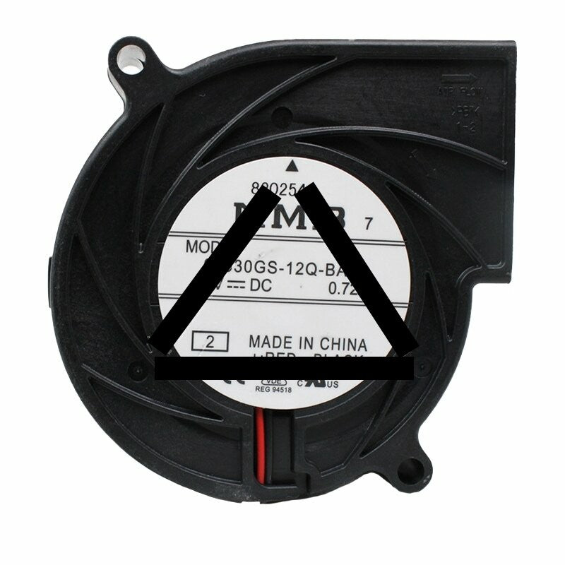 NMB 07530GS-12Q-BAD DC 12V 0.72A 7530 Blower Cooling Fan