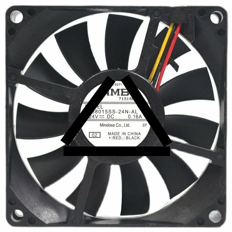 NMB 08015SS-24N-AL 24V 0.16A 2 / 3 Wires Axial Fan