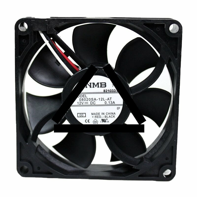 NMB 08020SA-12L-AT DC 12V 0.13A 8020 Axial Cooling Fan