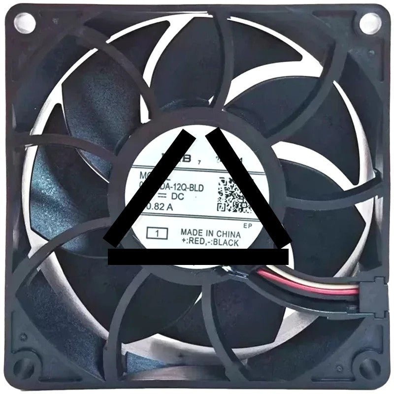 NMB 08025DA-12Q-BLD DC 12V 0.82A 2 / 3 Wires Axial Cooling Fan