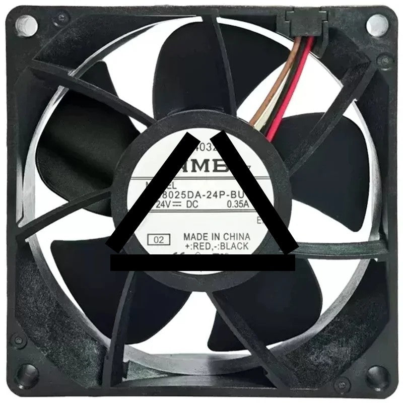 NMB 08025DA-24P-BU DC 24V 0.35A 4 Wires Axial Cooling Fan