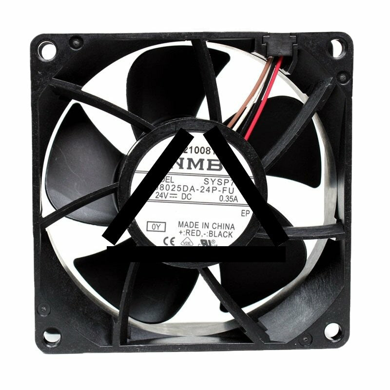 NMB 08025DA-24P-FU DC 24V 0.35A 8025 Axial Cooling Fan