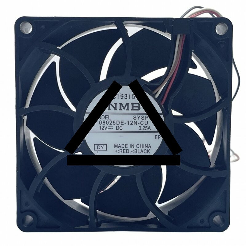 NMB 08025DE-12N-CU DC 12V 0.25A 8025 Axial Cooling Fan