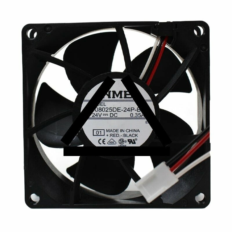 NMB 08025DE-24P-BL DC 24V 0.35A 8025 Axial Cooling Fan