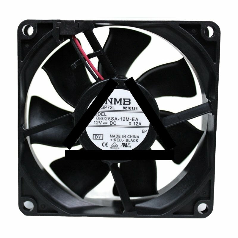 NMB 08025SA-12M-EA DC 12V 0.12A 8025 Axial Cooling Fan