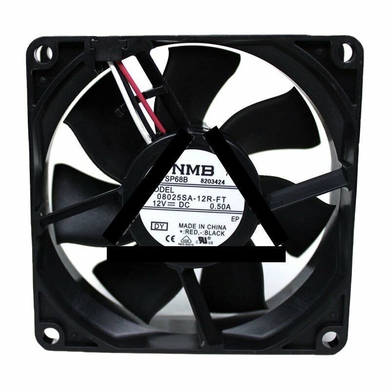 NMB 08025SA-12R-FT DC 12V 0.50A 8025 Axial Cooling Fan