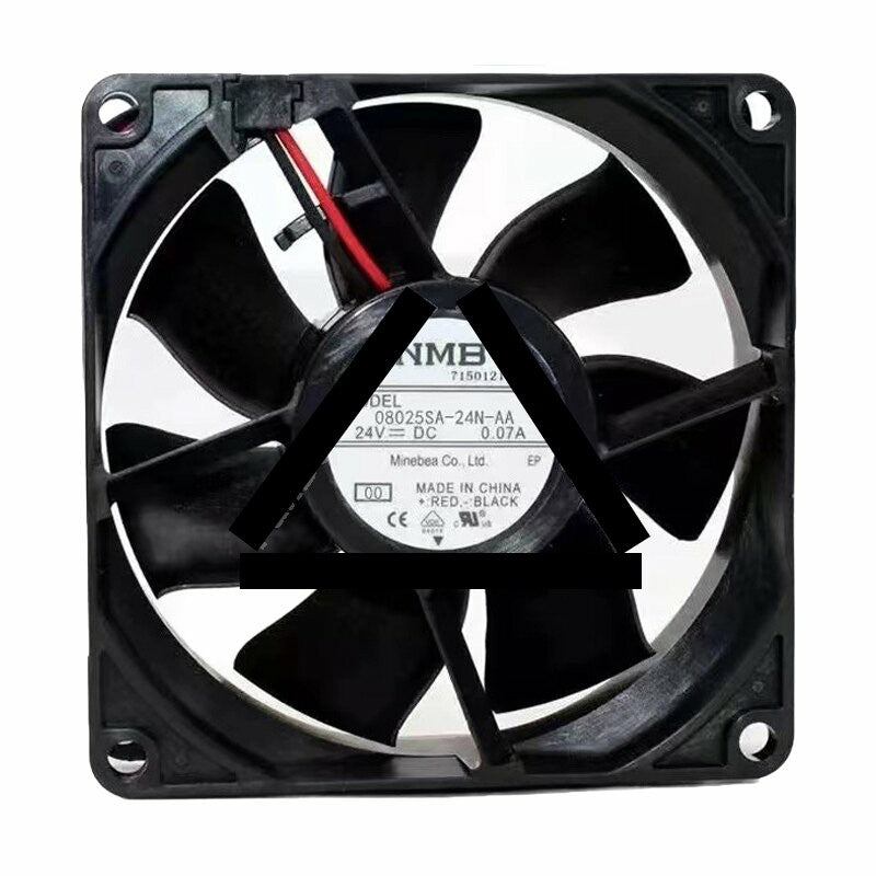 NMB 08025SA-24N-AA DC 24V 0.07A 8025 Axial Cooling Fan