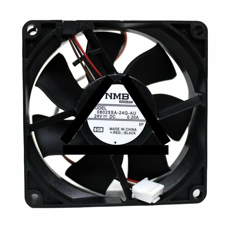 NMB 08025SA-24Q-AU DC 24V 0.20A 8025 Axial Cooling Fan