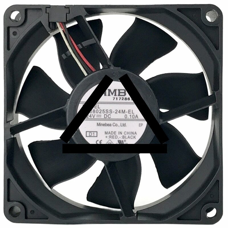 NMB 08025SS-24M-EL 24V 0.10A 2 / 3 Wires Cooling Fan