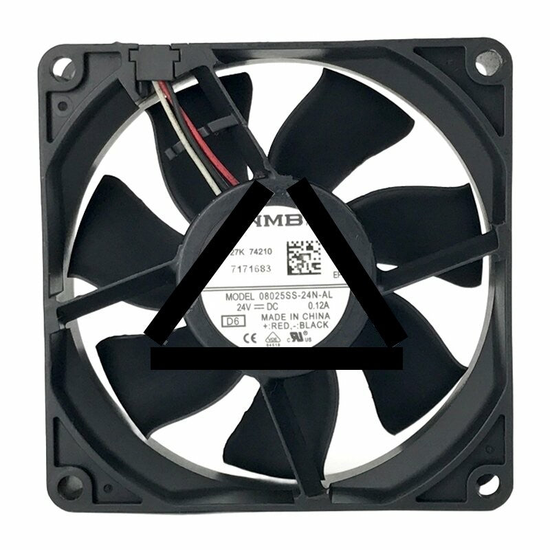 NMB 08025SS-24N-AL DC 24V 0.12A 8025 Axial Cooling Fan
