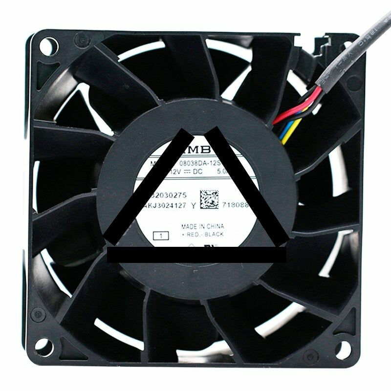 NMB 08038DA-12S-EWE DC 12V 5.0A 8038 Axial Cooling Fan