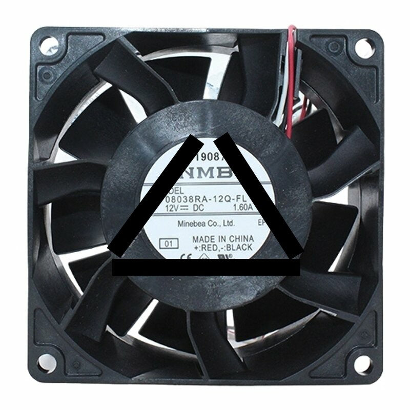NMB 08038RA-12Q-FL DC 12V 1.60A 8038 Axial Cooling Fan