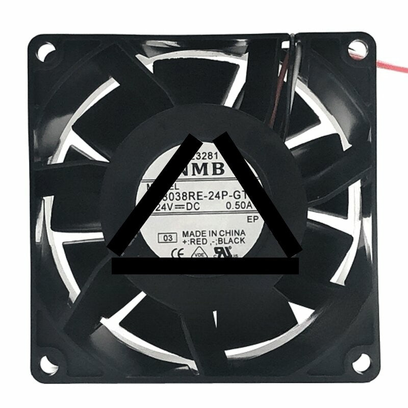 NMB 08038RE-24P-GT DC 24V 0.50A 8038 Axial Cooling Fan