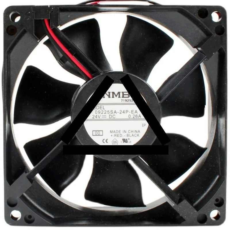 NMB 09225SA-24P-EA DC 24V 0.26A 2 Wires Axial Cooling Fan