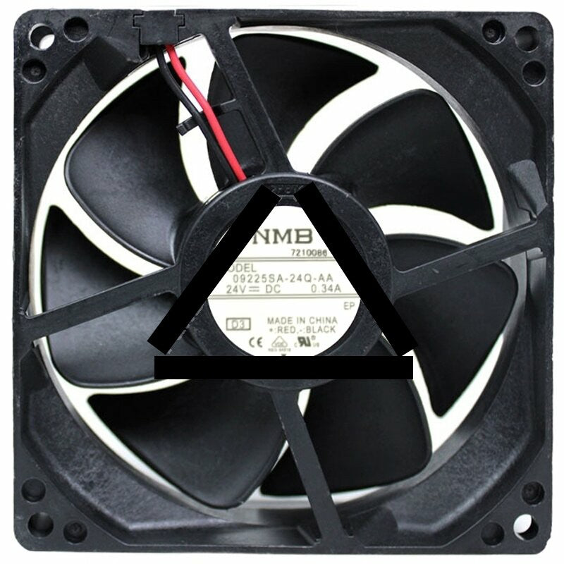 NMB 09225SA-24Q-AA DC 24V 0.34A 2 Wires Axial Cooling Fan