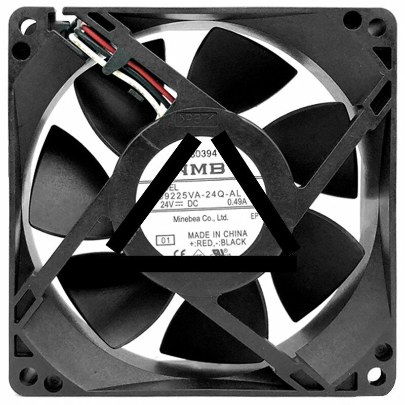 NMB 09225VA-24Q-AL 24V 0.49A 2 / 3 Wires Axial Cooling Fan