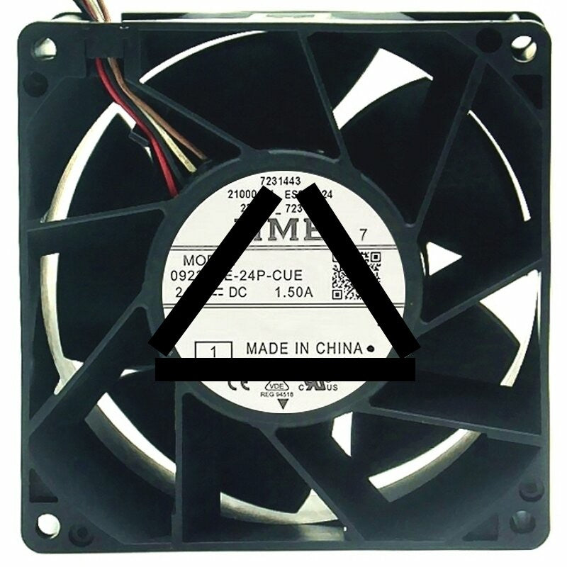 NMB 09238DE-24P-CUM 24V 1.50A 4 Wires Waterproof Axial Fan