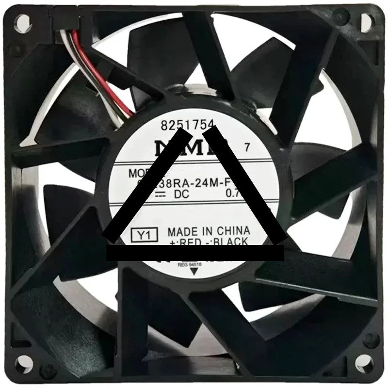 NMB 09238RA-24M-FTD DC 24V 0.73A 3 Wires Axial Cooling Fan