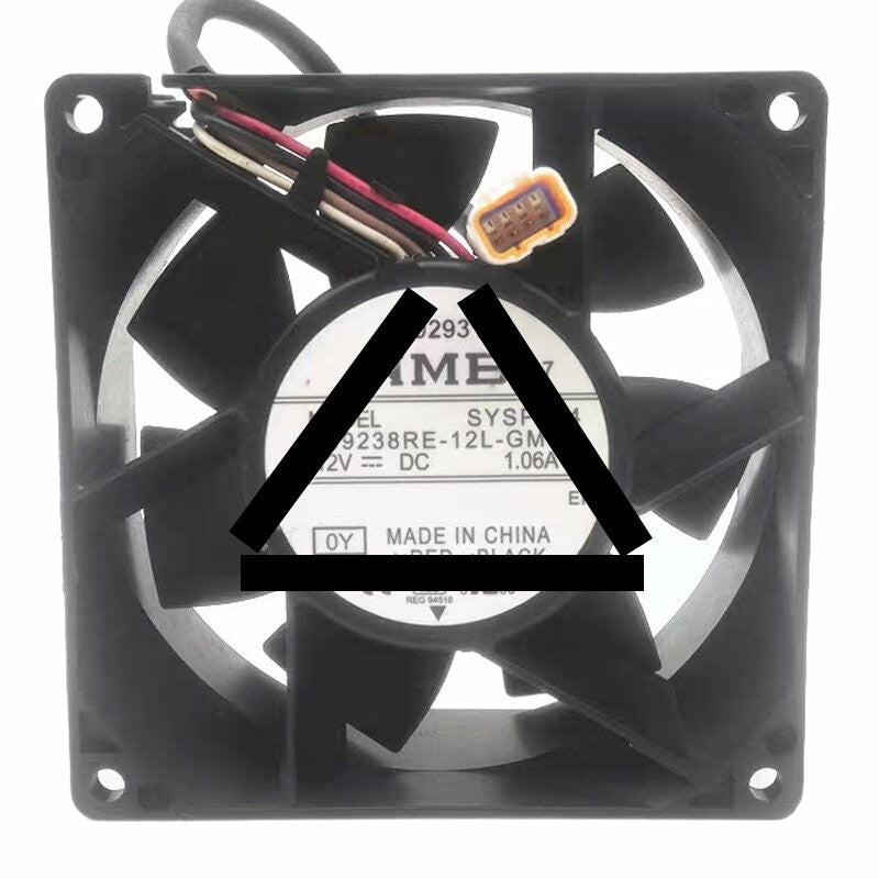 NMB 09238RE-12L-GM DC 12V 1.06A 9238 Axial Cooling Fan
