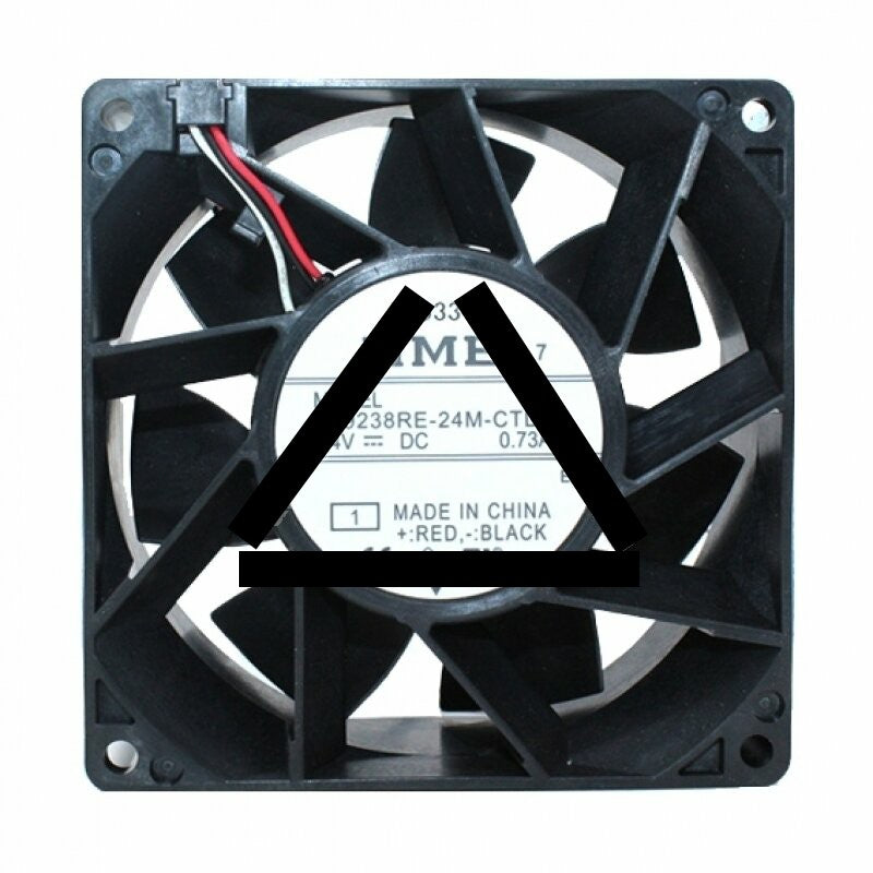 NMB 09238RE-24M-CTD DC 24V 0.73A 3 Wires Axial Cooling Fan