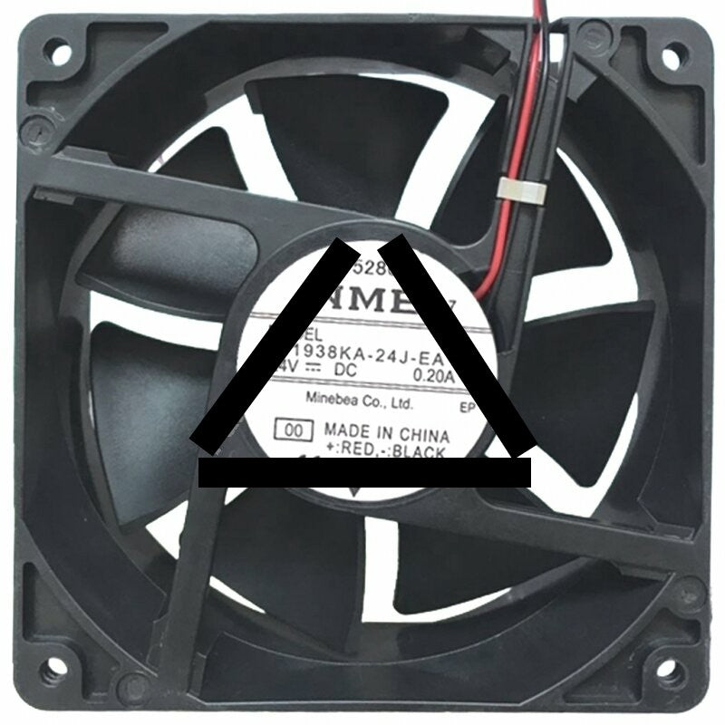 NMB 11938KA-24J-EA DC 24V 0.20A 2 Wires Axial Cooling Fan