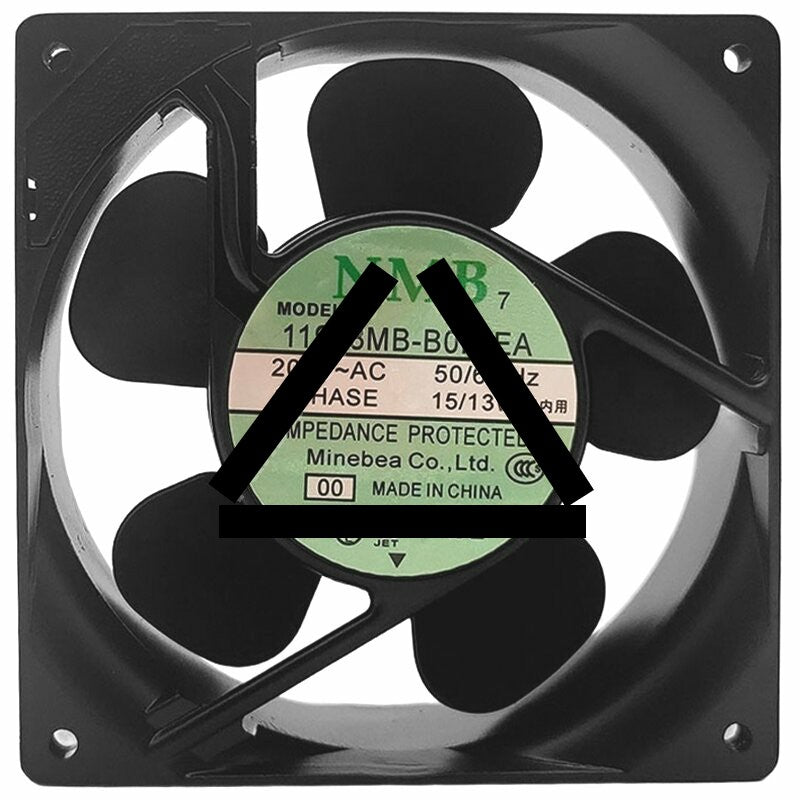 NMB 11938MB-B0N-EA AC 200V 15/13W Impedance Protected Axial Cooling Fan