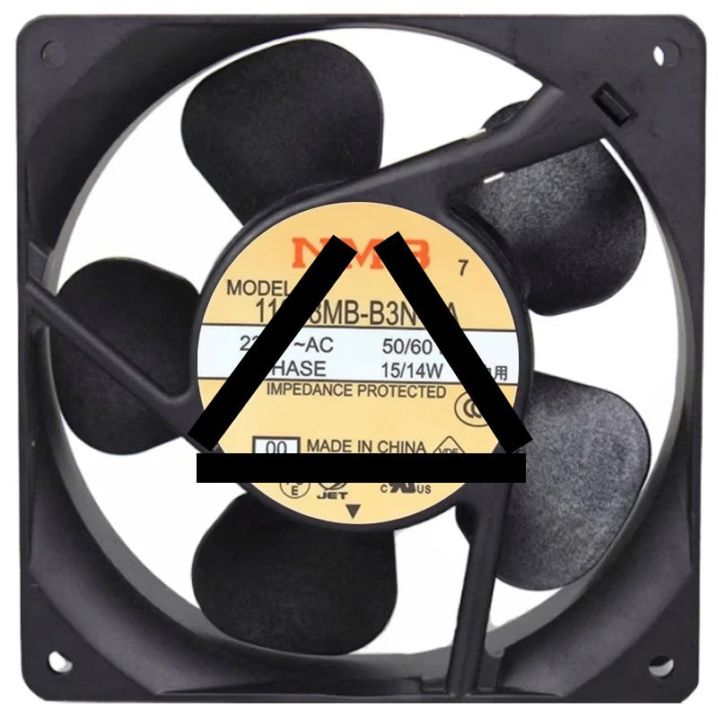 NMB 11938MB-B3N-EA 230V 15/14W 2 Wires Axial Cooling Fan