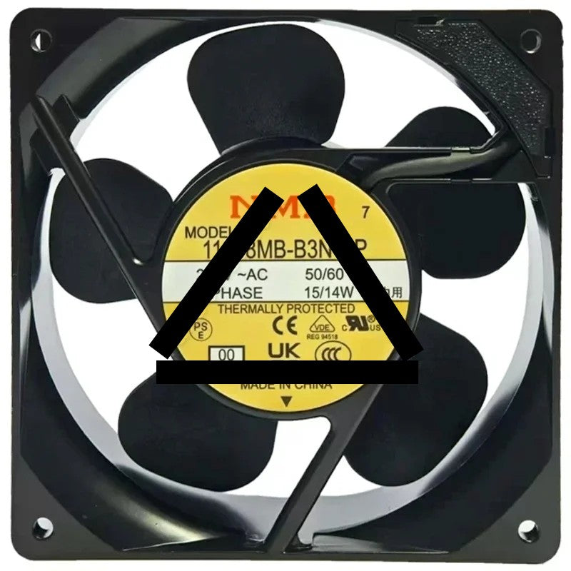 NMB 11938MB-B3N-NP 230V 15/14W 1 PHASE Thermally Protected Cooling Fan