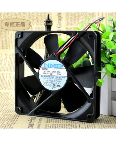 NMB 12025 12V 0.16A 4710KL-04W-B16 12CM ultra quiet fan cooling fan Free Shipping