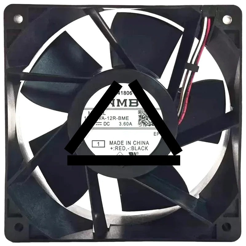 NMB 12038VA-12R-BME DC 12V 3.60A 4 Wires Axial Cooling Fan