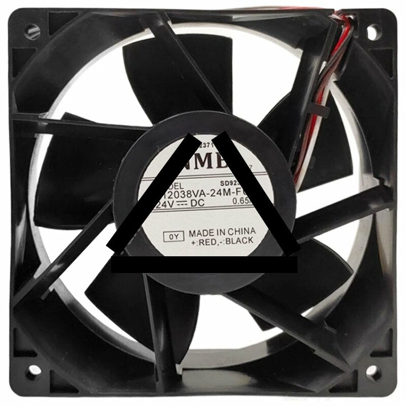 NMB 12038VA-24M-FU DC 24V 0.65A 4 Wires Axial Cooling Fan
