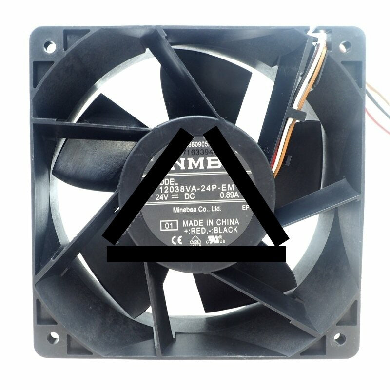 NMB 12038VA-24P-EM DC 24V 0.89A 2 Wires / 3 Wires / 4 Wires Axial Cooling Fan