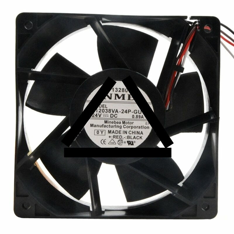 NMB 12038VA-24P-GU DC 24V 0.89A 4 Wires Axial Cooling Fan