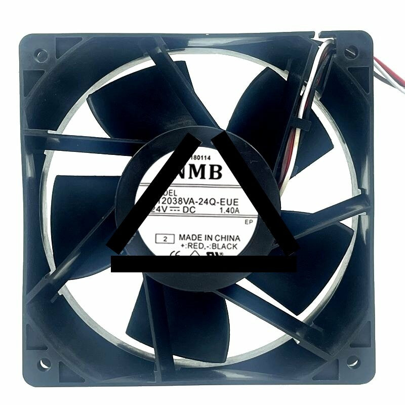 NMB 12038VA-24Q-EUE DC 24V 1.40A 4 Wires Axial Cooling Fan