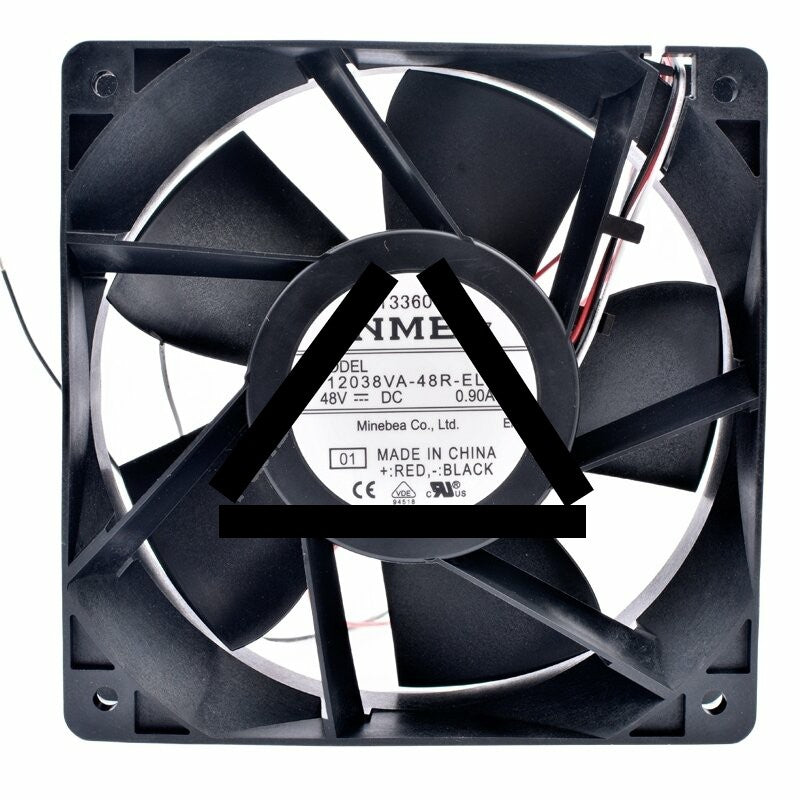 NMB 12038VA-48R-EL DC 48V 0.90A 12038 Axial Cooling Fan