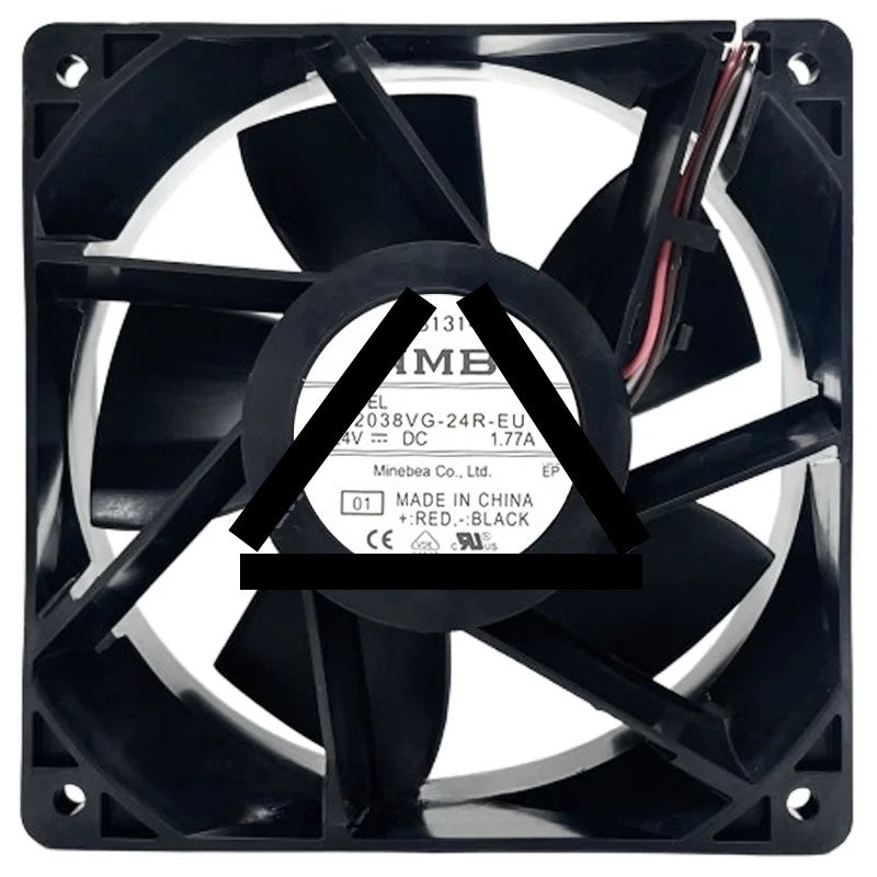 NMB 12038VG-24R-EU 24V 1.77A 2 / 4 Wires Axial Cooling Fan