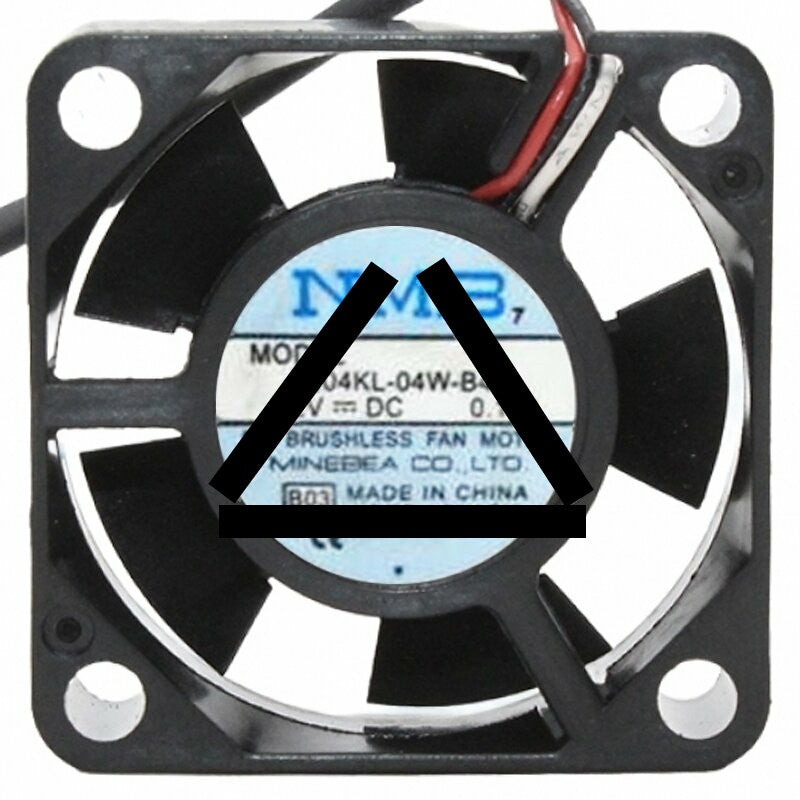 NMB 1204KL-04W-B40 12V 0.10A 2 / 3 Wires DC Brushless 3010 Axial Fan
