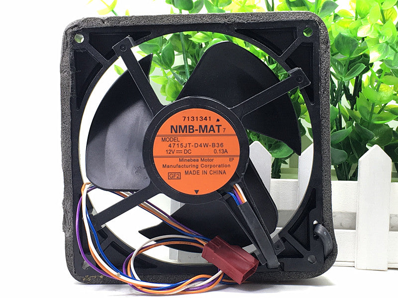 NMB 12V 0.13A waterproof fan 4715JT-D4W-B36 12-m refrigerator fan