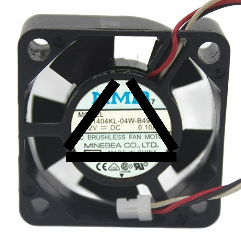 NMB 1404KL-04W-B49 12V 0.10A 3510 Axial DC Brushless Cooling Fan