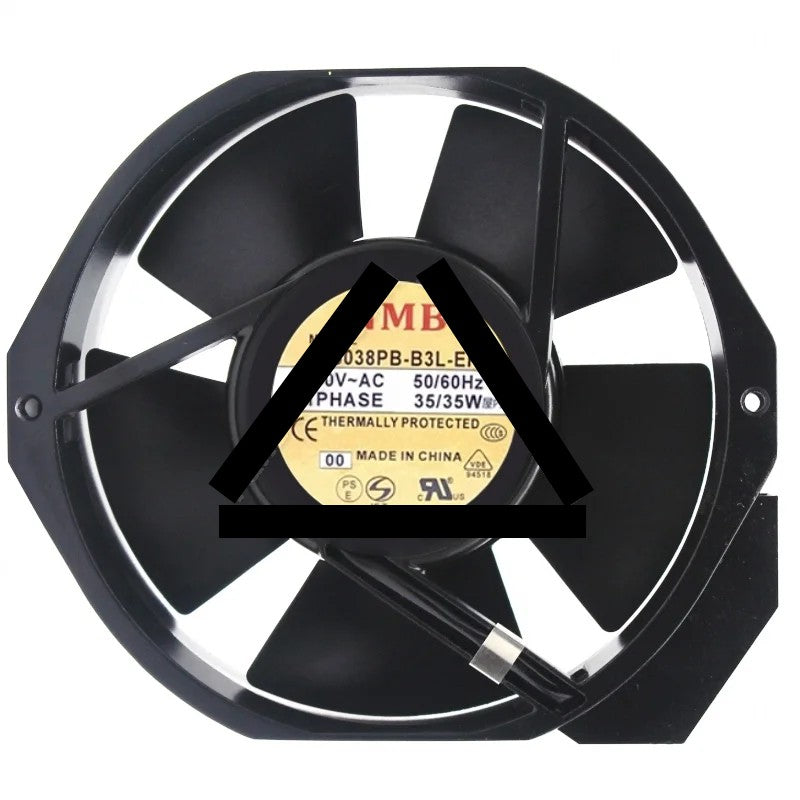 NMB 15038PB-B3L-EP 230V 35/35W 1 PHASE Thermally Protected Cooling Fan