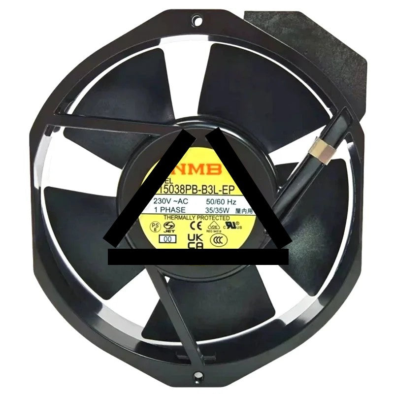 NMB 15038PB-B3L-EP 230V 35W 1 PHASE Thermally Protected Cooling Fan