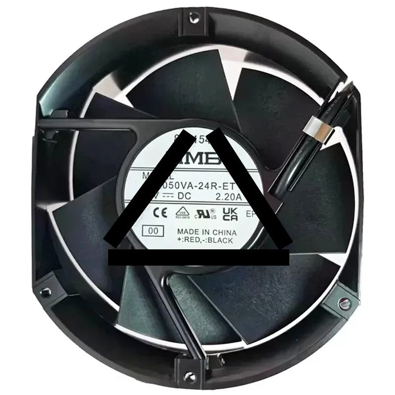NMB 15050VA-24R-ET DC 24V 2.20A 3 Wires Axial Cooling Fan