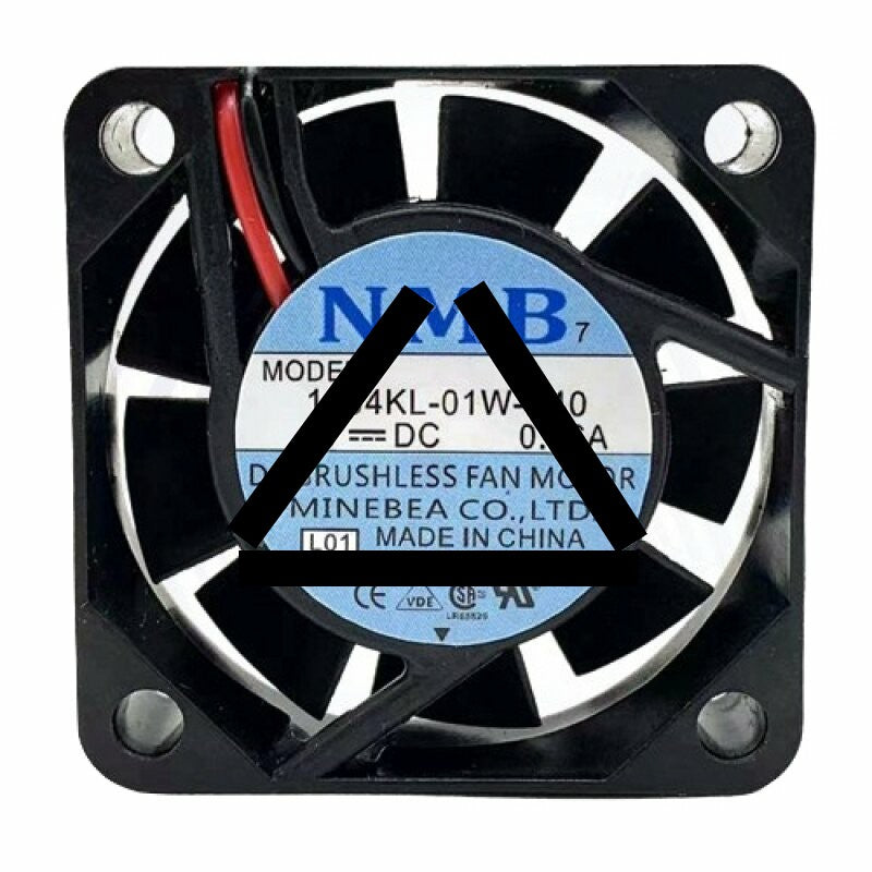 NMB 1604KL-01W-B40 DC 5V 0.16A 2 Wires / 3 Wires Axial Cooling Fan
