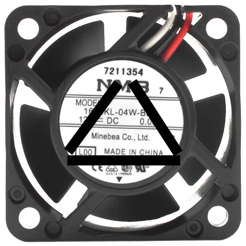 NMB 1608KL-04W-B29 DC 12V 0.08A 3 Wires Axial Cooling Fan