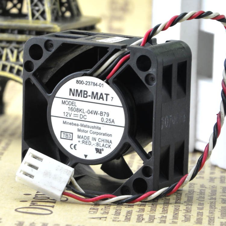 NMB 1608kl-04w-b79-tb3 12V 0.25A router cooling fan