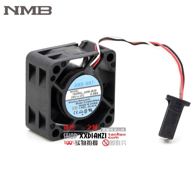 مروحة تبريد مقاومة للماء NMB 1608KL-05W-B39 4020 24V 0.08A