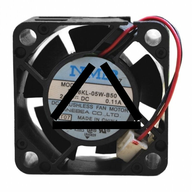 NMB 1608KL-05W-B50 DC 24V 0.11A 2 Wires Axial Cooling Fan
