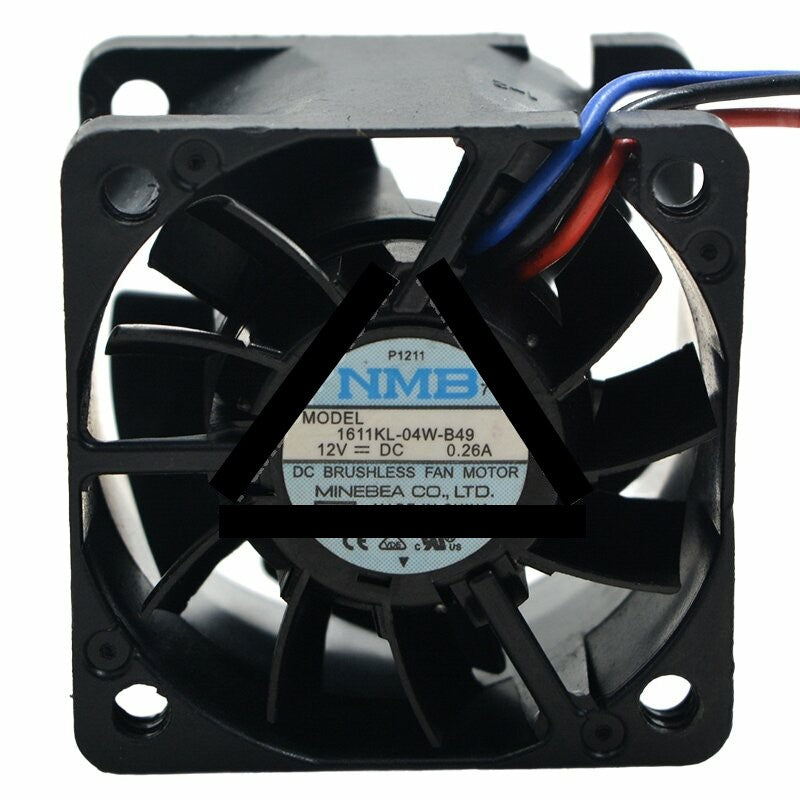NMB 1611KL-04W-B49 DC 12V 0.26A 4028 Axial Brushless Cooling Fan