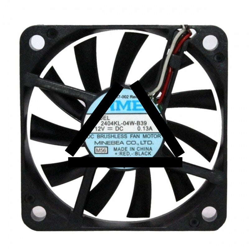 NMB 2404KL-04W-B39 DC 12V 0.13A 3 Wires Axial Cooling Fan